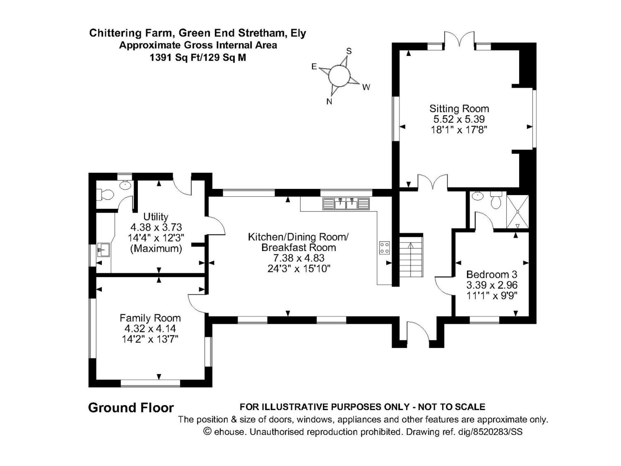 Вилла Chittering Farm Stretham Экстерьер фото